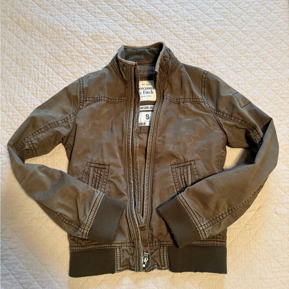 Abercrombie & Fitch olive Harrison Jacket